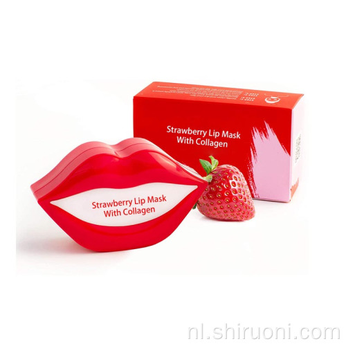 Vitamine C Strawberry Lip Treatment Mask met collageen